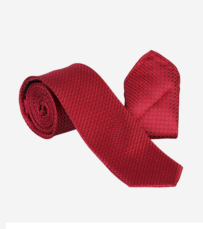 Krawatte-Einstecktuch-red-9801700-Bella-Sposa